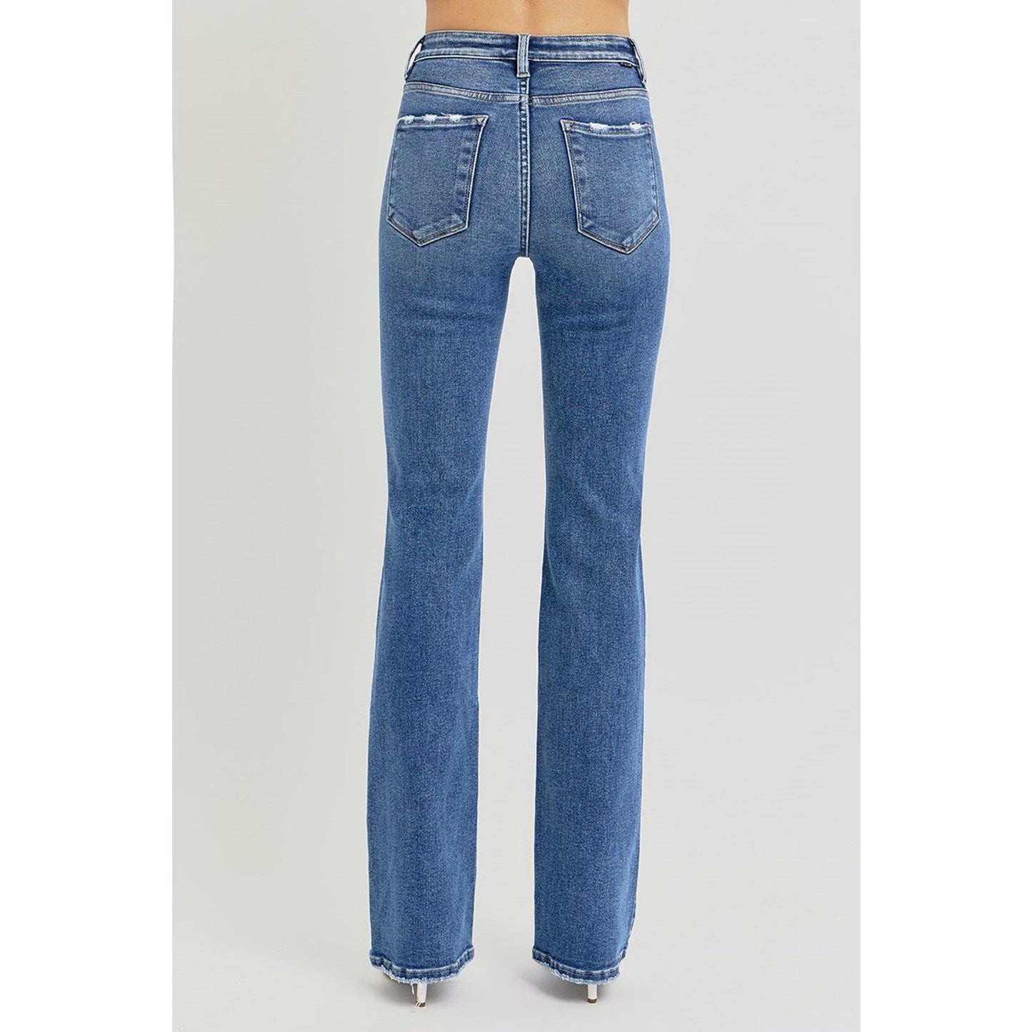 Risen Jeans-Medium Wash Straight Leg, High waist-Size 7//28