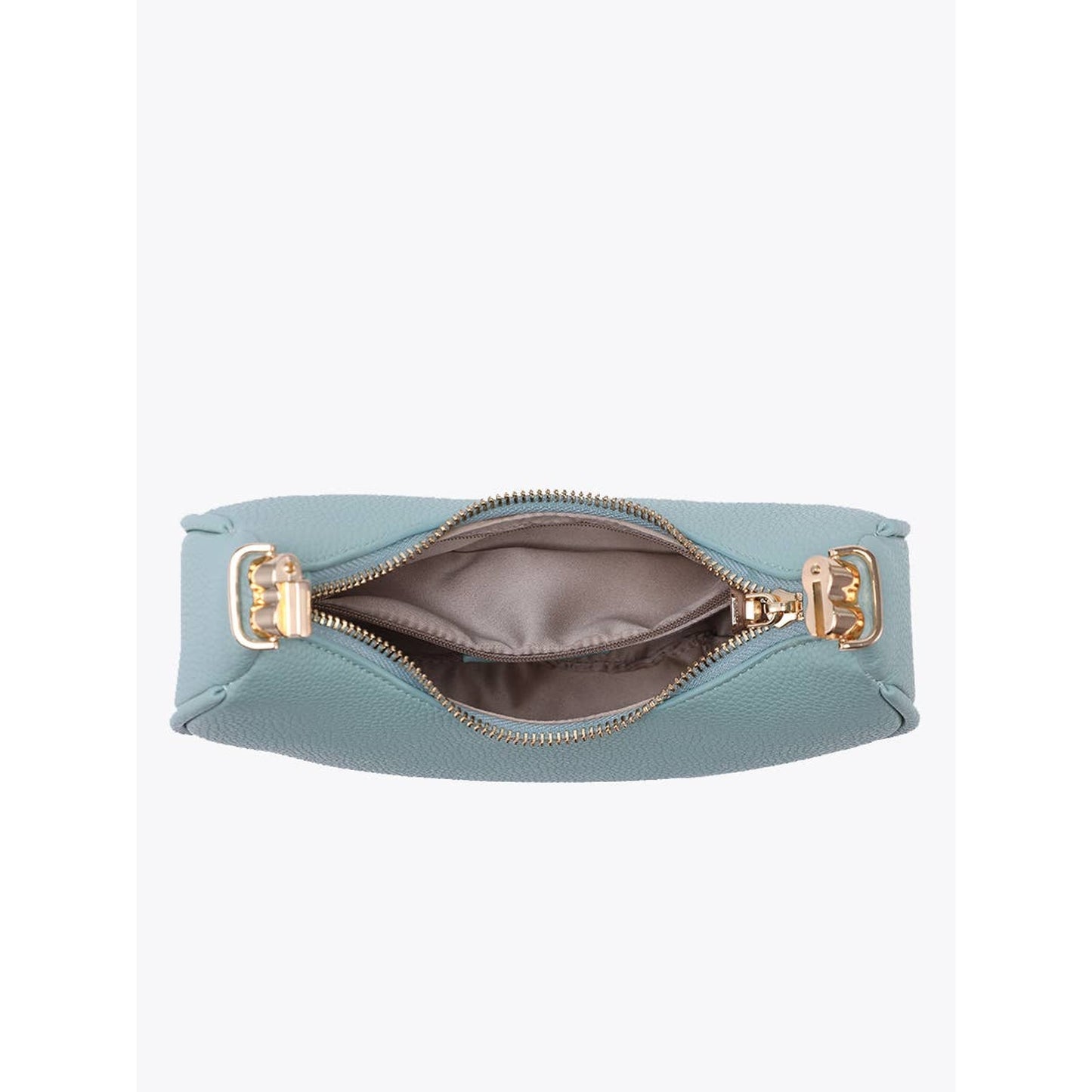 Half-Moon Crossbody w/ Convertible Snap Purse/Bag-Light Seafoam