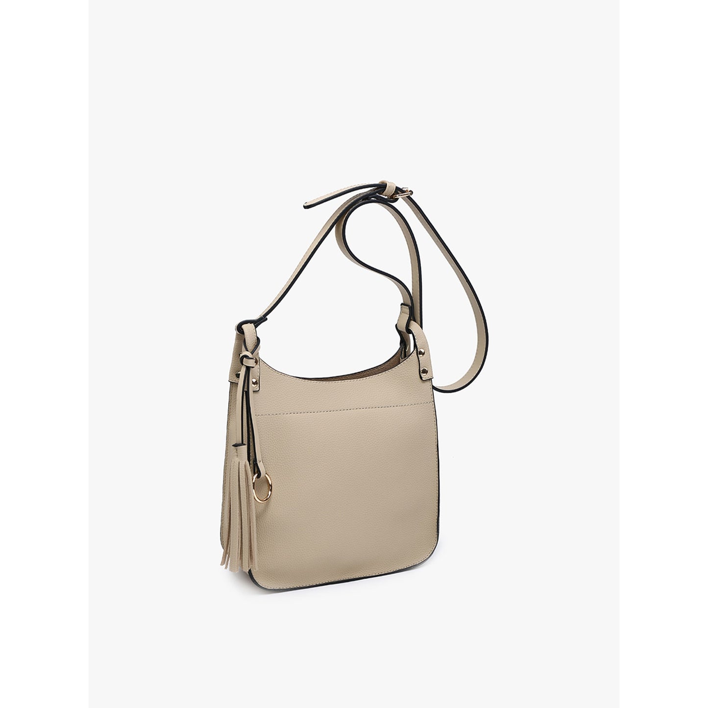 Lucinda Square Crossbody w/ Tassels-Brown