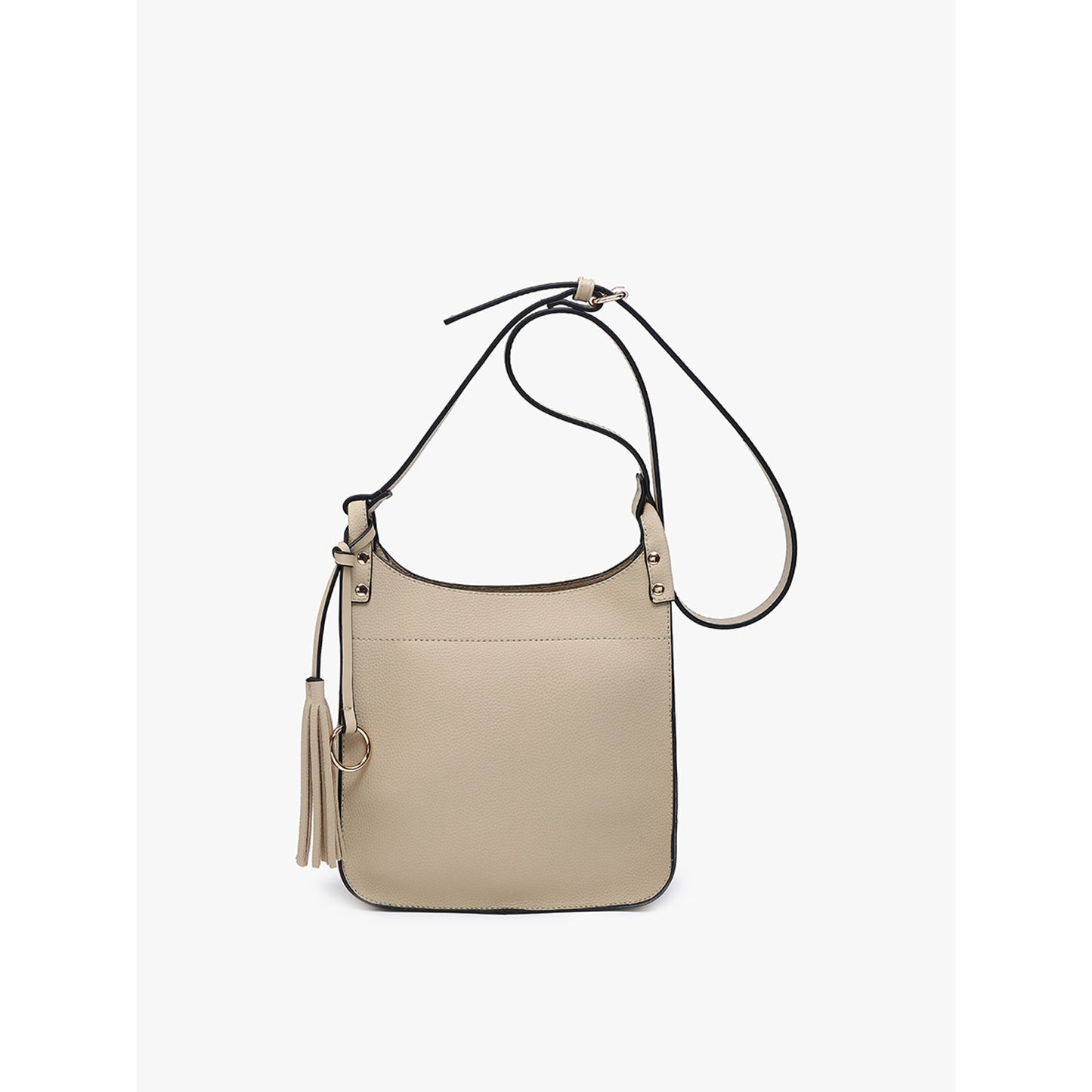 Lucinda Square Crossbody w/ Tassels-Pale Lime Color